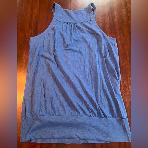 Velvet by Graham & Spencer Blue Sleeveless Cotton Tank with Scoop Neckline - XL - Picture 5 of 5